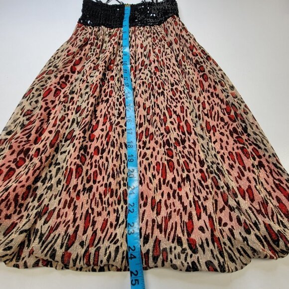 Red Sparkly Glitter Mini Dress Size S or Petite - Picture 8 of 12